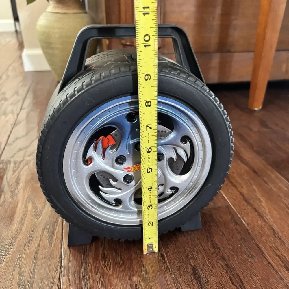 Hot Wheels Tire Shaped 30 Car Storage Case Tara Toy Corp Mattel Organizer Wheel